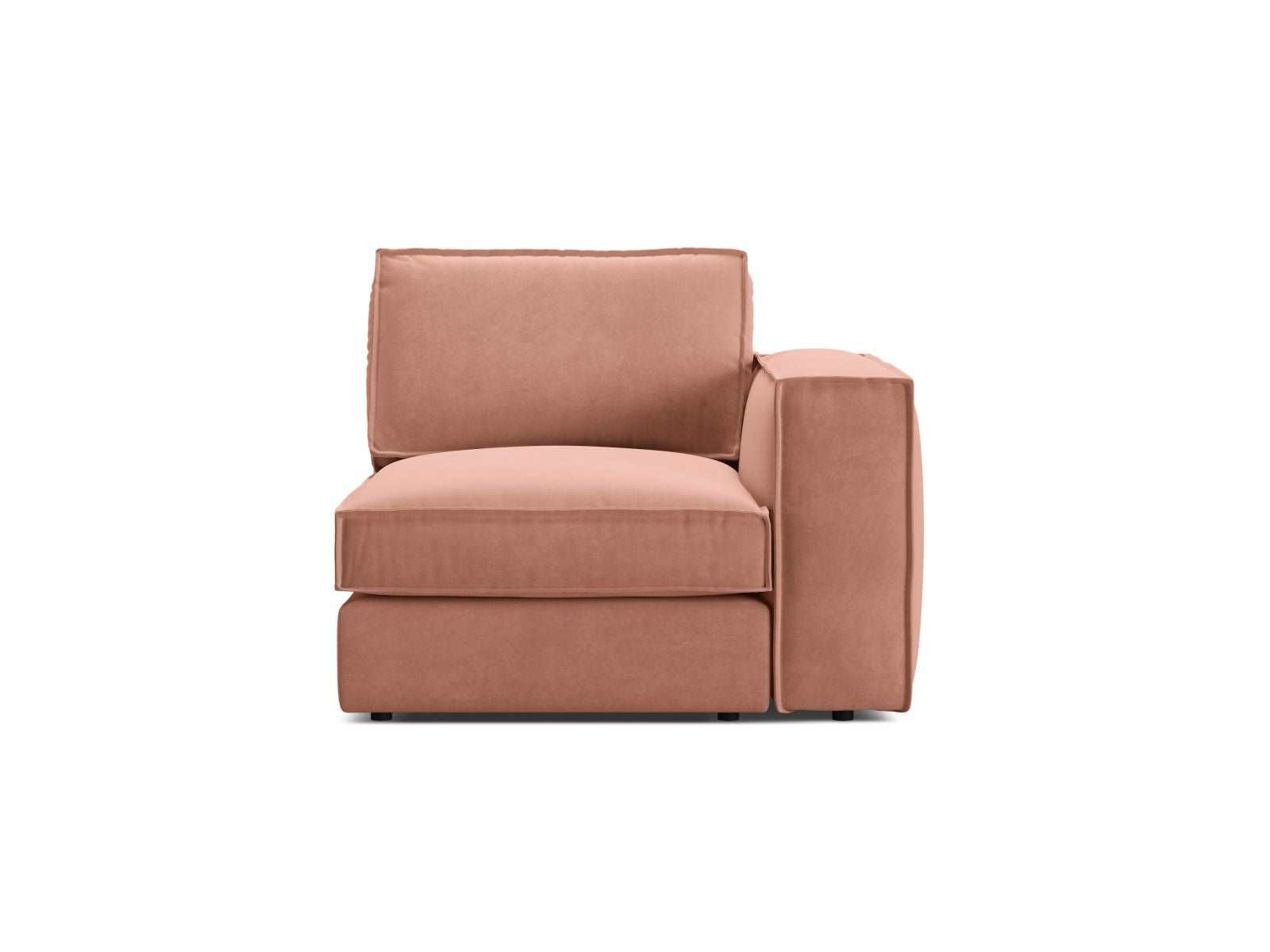 Elegantes 1-Sitzer Modul Pola in lebhaftem Pink, ideal für individuelle Sofa-Arrangements und moderne Wohnstile.