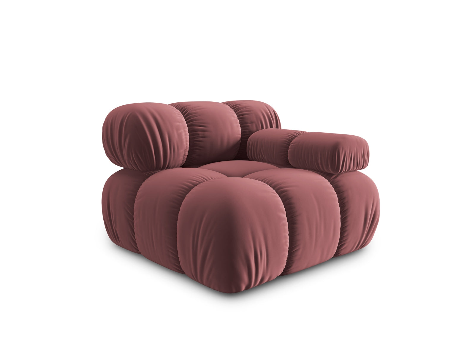 Entdecken Sie den Bellis Velour Modul rechts 1 Sitzer von Micadoni – stilvolle Eleganz und optimaler Sitzkomfort für Ihr modernes Wohnambiente.