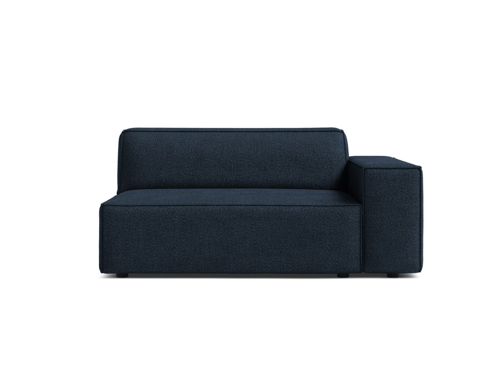 Stilvolles 1-Sitzer Modul Jodie in edlem Blau, perfekt für kreative Sofa-Kombinationen und moderne Wohnkonzepte.
