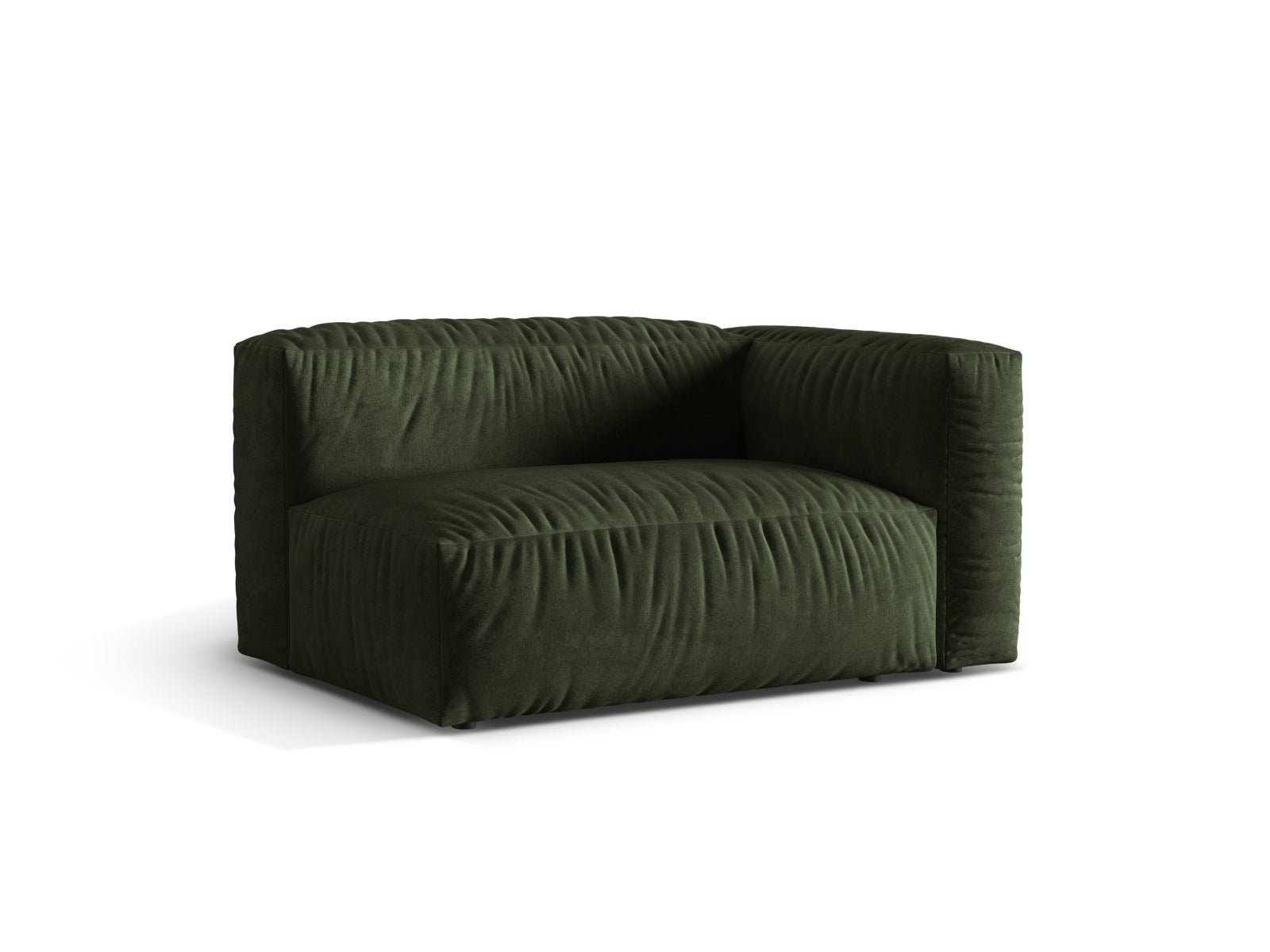 Entdecken Sie den Martina Velour Modul rechts 1 Sitzer von Micadoni – ideal für kompakte Wohnräume. Stilvolles Design und optimaler Komfort vereint!