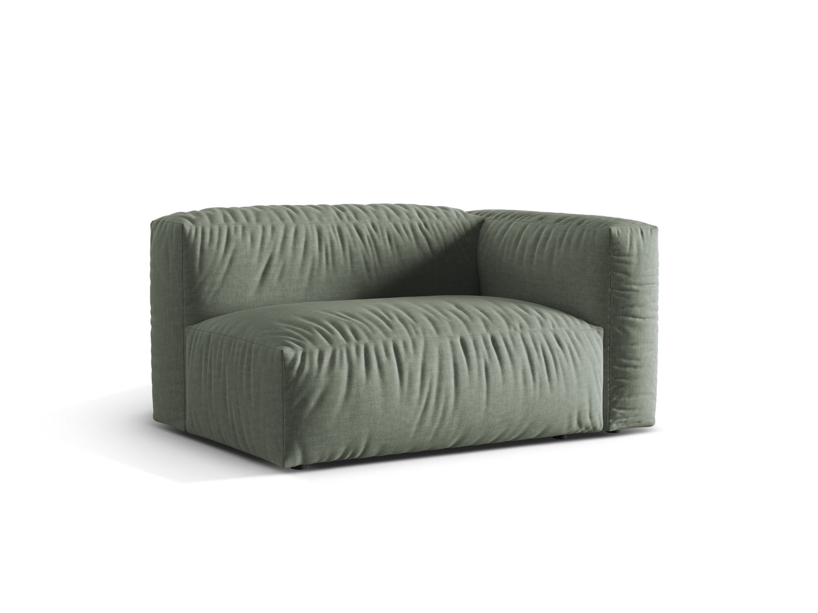 Martina Modul rechts 1 Sitzer in Moss Green präsentiert im Onlineshop von KAQTU Design AG. Modulares Sofa ist von Micadoni