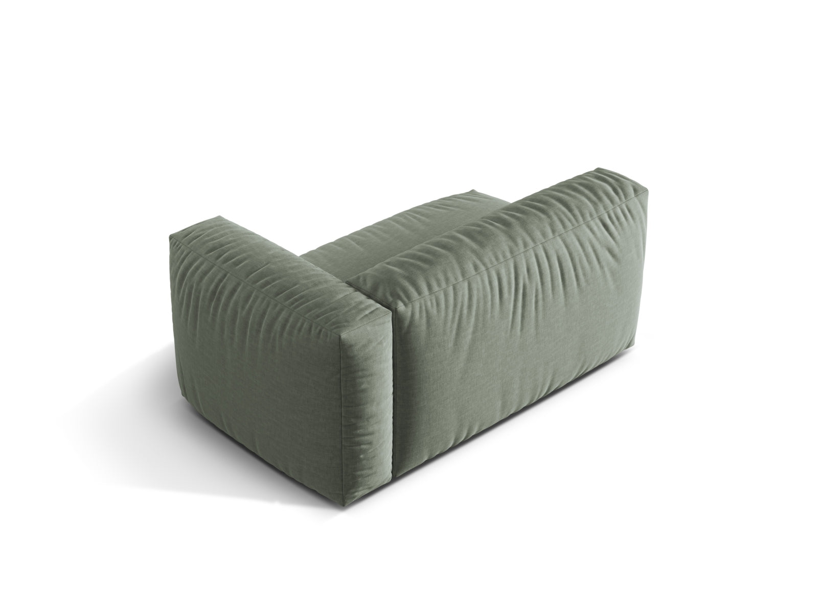 Martina Modul rechts 1 Sitzer in Moss Green präsentiert im Onlineshop von KAQTU Design AG. Modulares Sofa ist von Micadoni