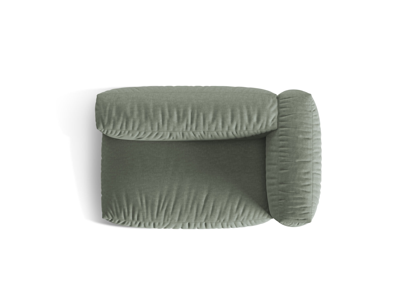 Martina Modul rechts 1 Sitzer in Moss Green präsentiert im Onlineshop von KAQTU Design AG. Modulares Sofa ist von Micadoni