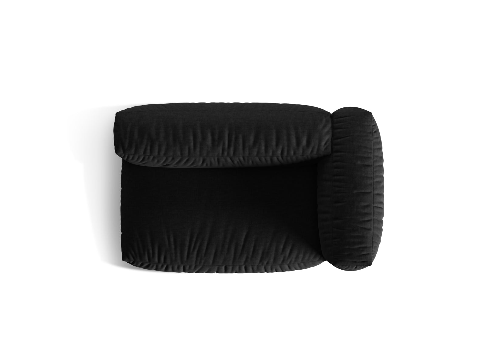 Martina Modul rechts 1 Sitzer in Black präsentiert im Onlineshop von KAQTU Design AG. Modulares Sofa ist von Micadoni