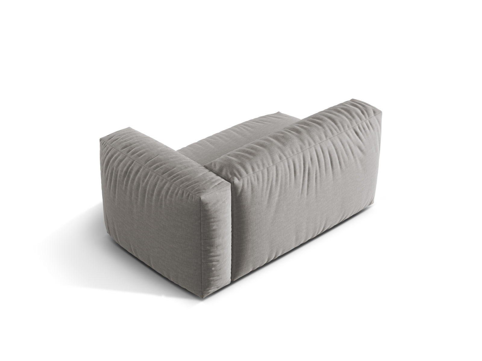 Martina Modul rechts 1 Sitzer in Light Grey präsentiert im Onlineshop von KAQTU Design AG. Modulares Sofa ist von Micadoni
