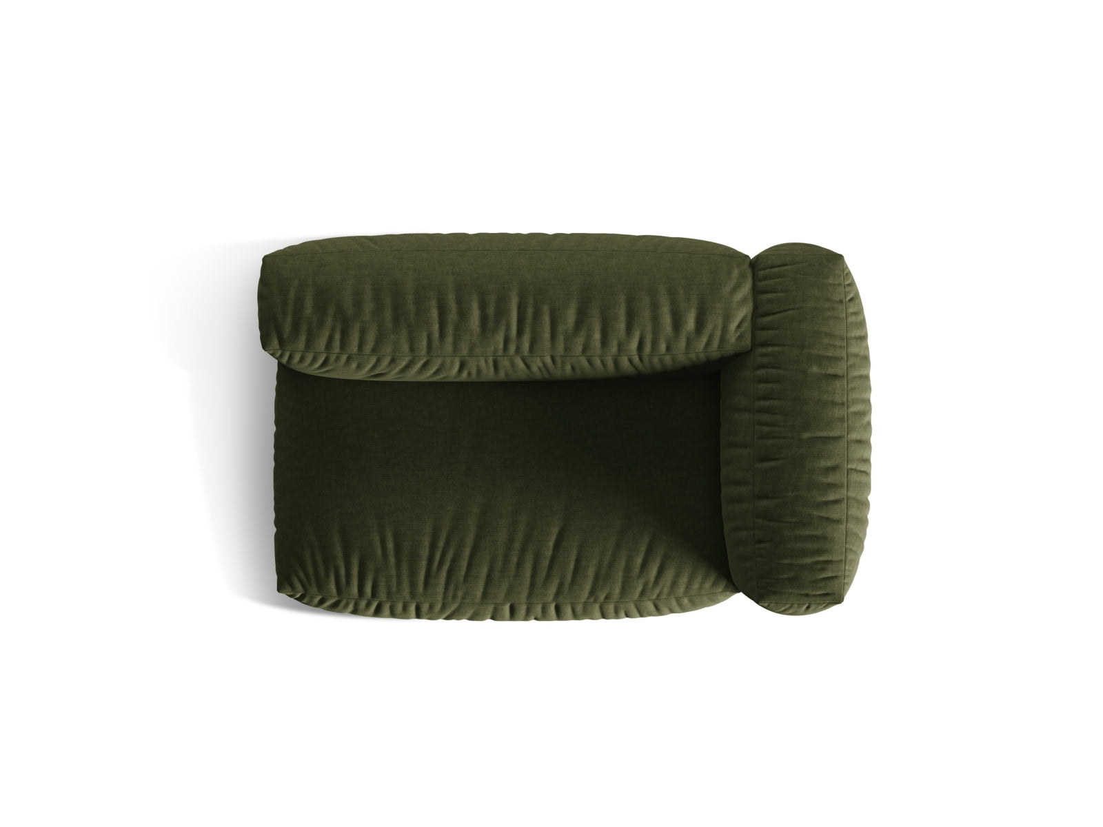 Martina Modul rechts 1 Sitzer in Green präsentiert im Onlineshop von KAQTU Design AG. Modulares Sofa ist von Micadoni