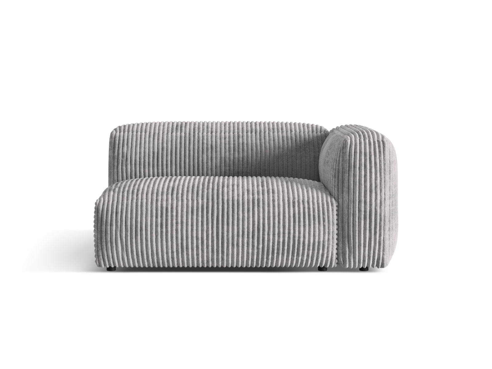Martina Modul rechts 1 Sitzer in Light Grey präsentiert im Onlineshop von KAQTU Design AG. Modulares Sofa ist von Micadoni