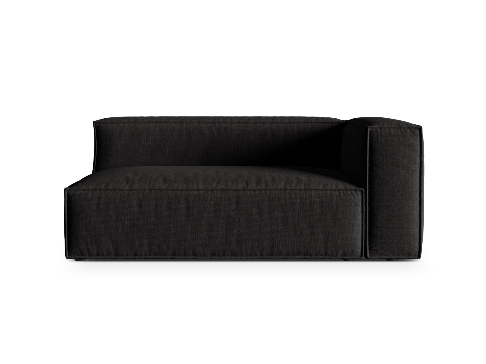 Nuria Modular Sofa rechts 3 Sitzer in Black präsentiert im Onlineshop von KAQTU Design AG. Modulares Sofa ist von Micadoni