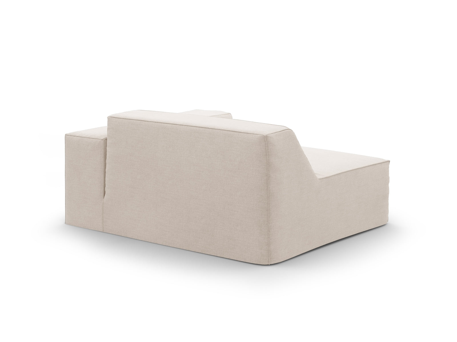 Eleganter 1-Sitzer Jodie Modul von Micadoni in Beige, ideal für individuelle Sofa-Arrangements, vereint Stil und Bequemlichkeit.