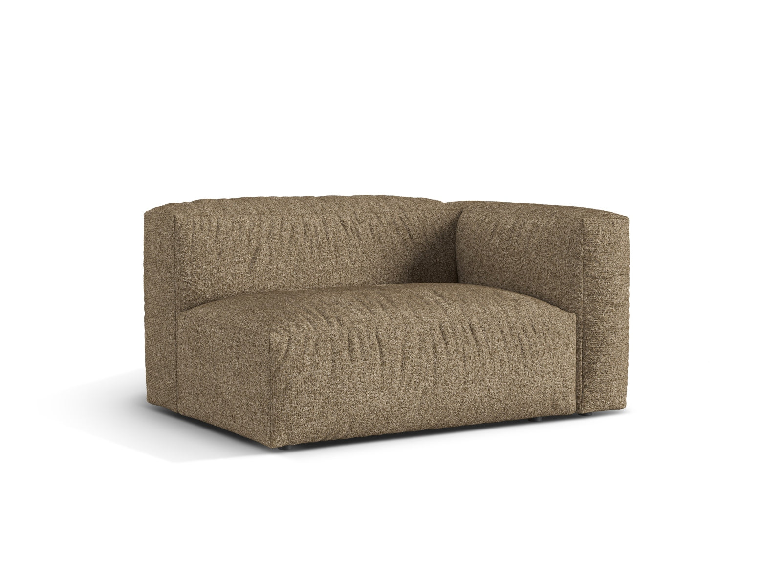 Elegantes Doppelsitz-Sofa rechts Martina in stilvollem Cappuccino, ideal für moderne Wohnräume und vielseitige Gestaltungsmöglichkeiten.