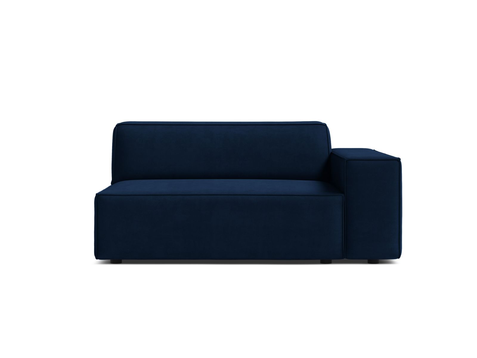 1-Sitzer Modul Rechts Jodie in Royal Blue-Bluvel präsentiert im Onlineshop von KAQTU Design AG. Modulares Sofa ist von Micadoni