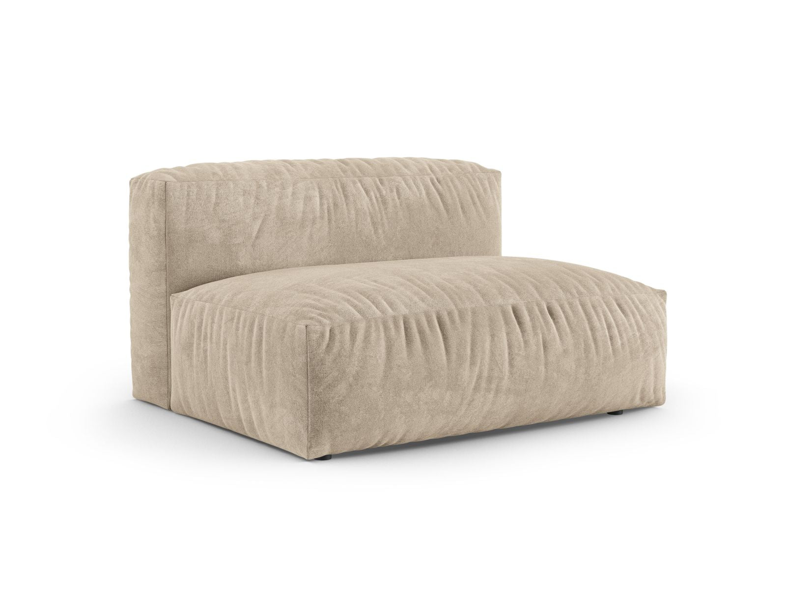 Elegantes XL Doppelsitz-Sofa rechts Martina in Light Beige-Vogue, ideal für stilvolle Wohnräume. Modulares Design von Micadoni.