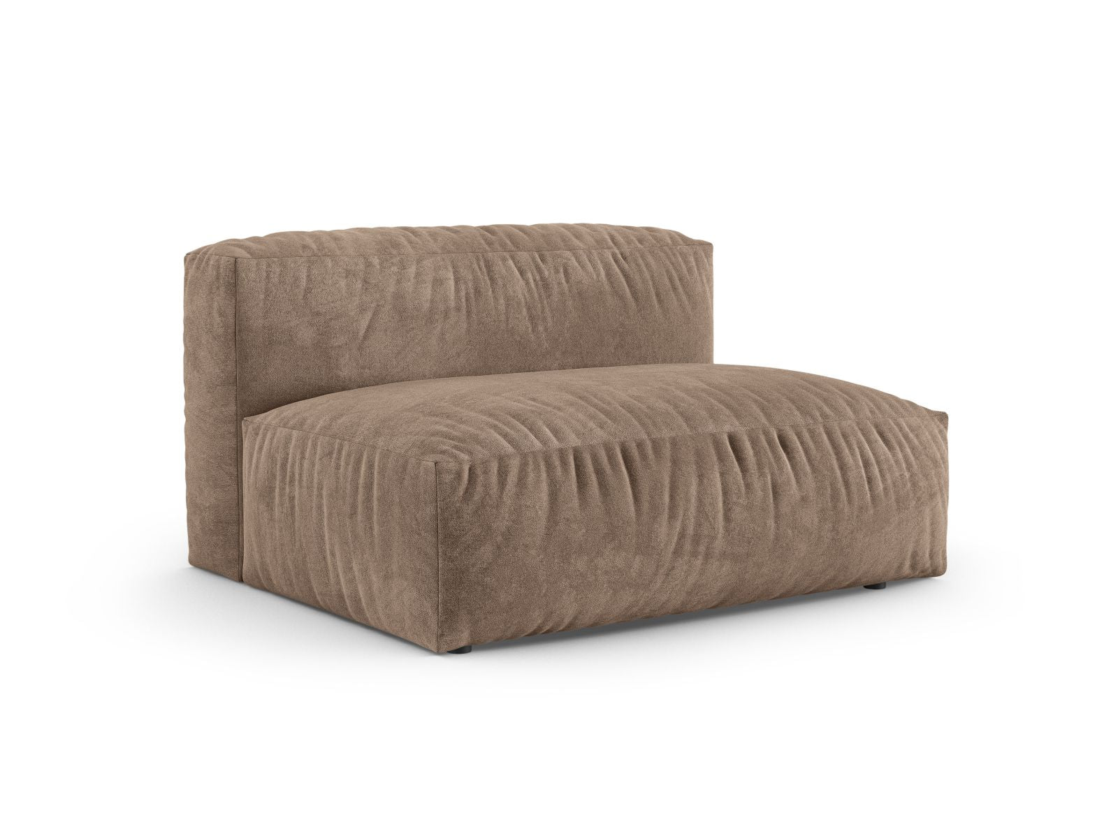 Elegantes XL Doppelsitz-Sofa Martina in Dark Beige-Vogue, ideal für stilvolle Wohnräume. Modulares Design von Micadoni.