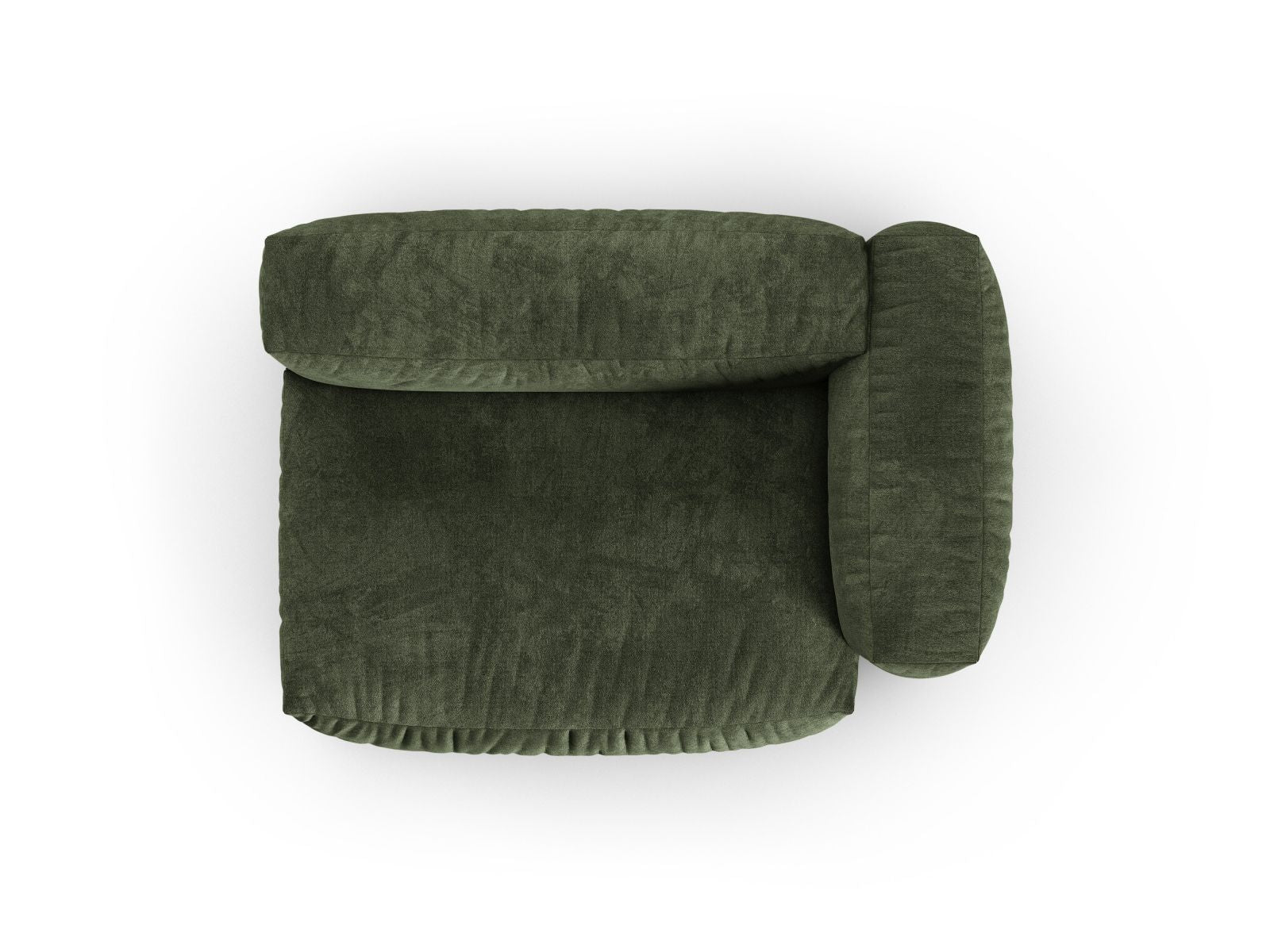 Modernes XL Doppelsitz-Sofa Martina in Green-Vogue, perfekt für gemütliche Wohnzimmer und anpassbare Raumgestaltungen.