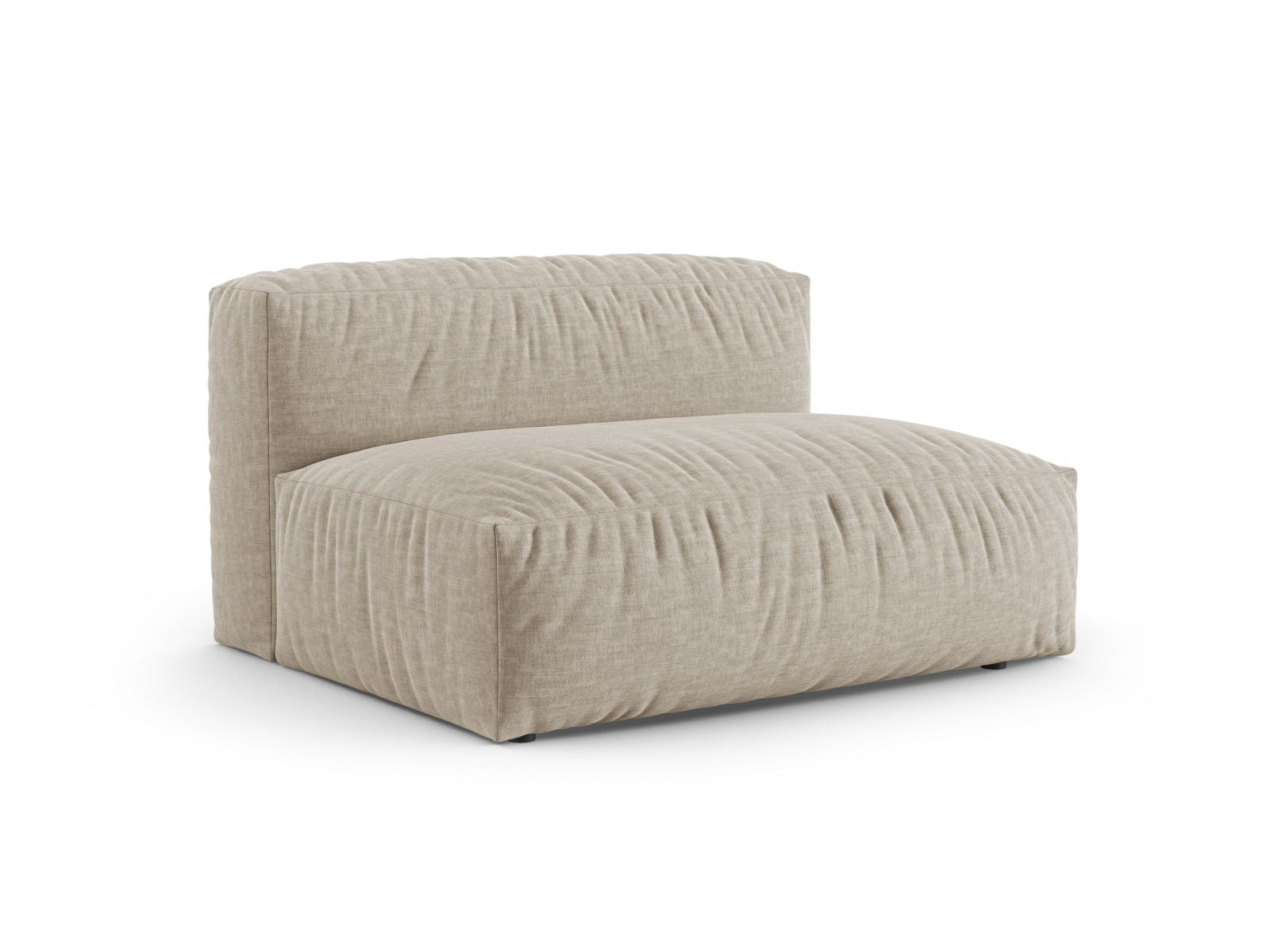 Elegantes XL Doppelsitz-Sofa Martina in hellem Beige, ideal für moderne Wohnräume. Teil der modularen Sofa-Kollektion von Micadoni.