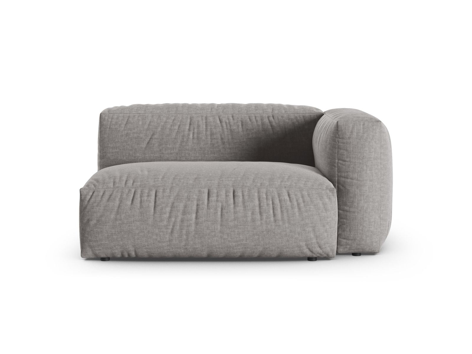 Doppelsitz-Sofa rechts XL Martina in Light Grey-Boston präsentiert im Onlineshop von KAQTU Design AG. Modulares Sofa ist von Micadoni