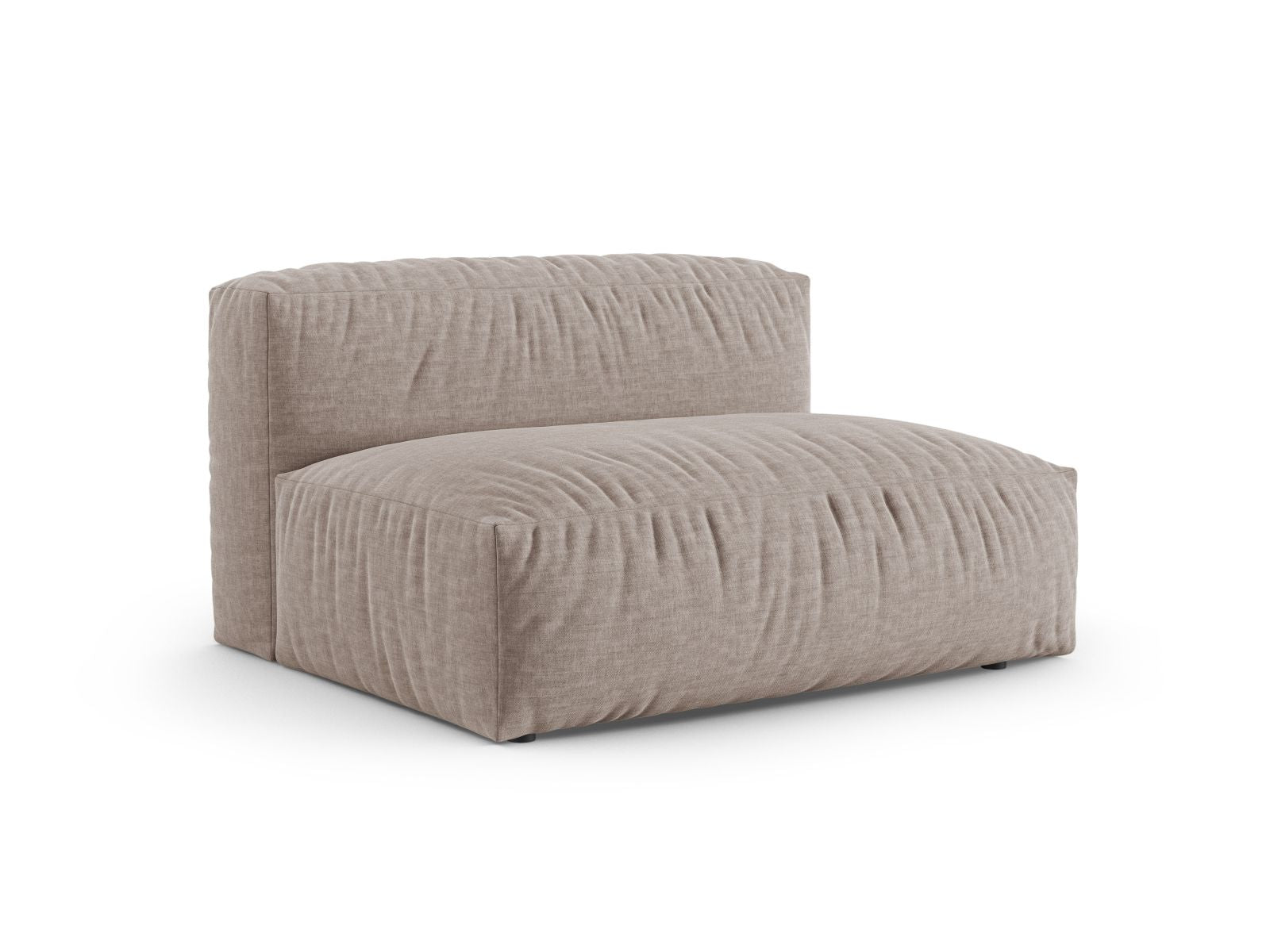 Elegantes XL Doppelsitz-Sofa Martina in Dunkelbeige, ideal für moderne Wohnräume. Teil der modularen Sofa-Kollektion von Micadoni.