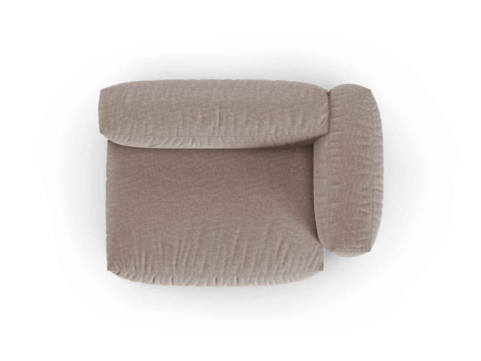 Stilvolles XL Doppelsitz-Sofa Martina in Dunkelbeige, perfekt für zeitgemäße Einrichtungen. Modular und vielseitig für maximalen Komfort.