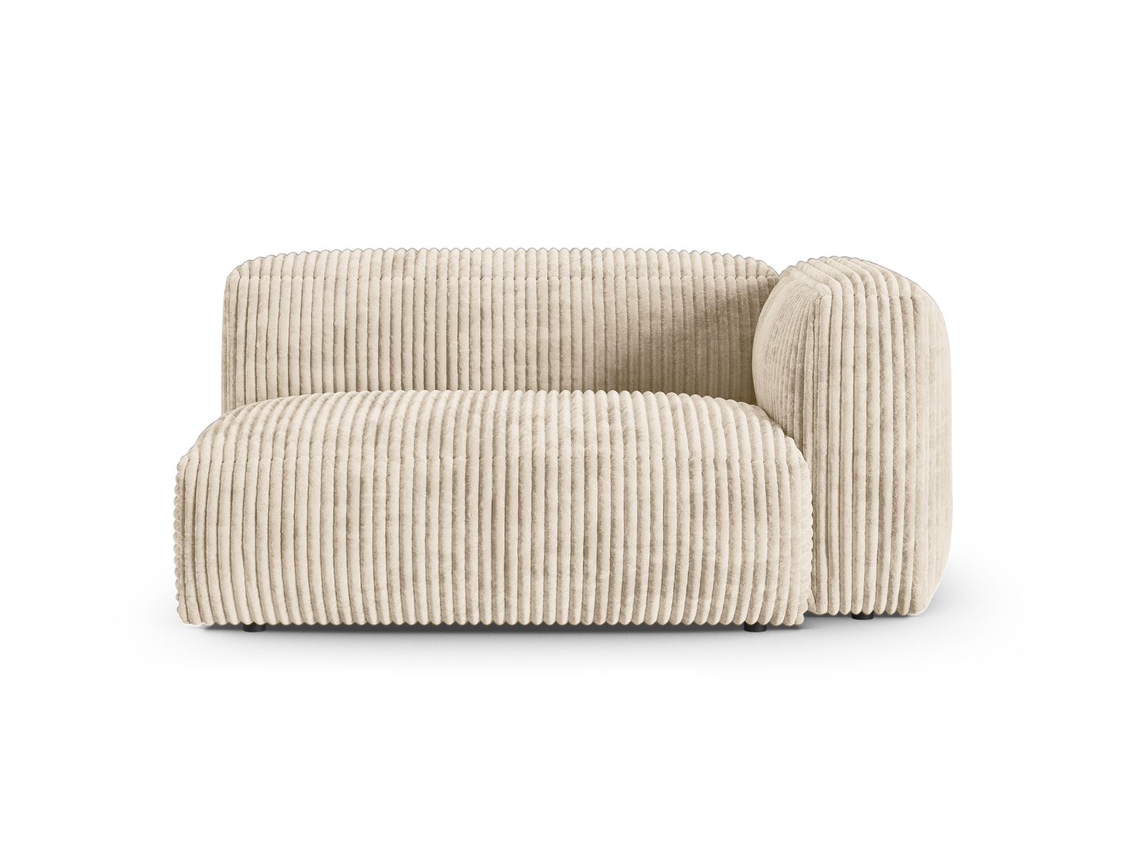 Doppelsitz-Sofa rechts XL Martina in Light Beige-Tilia präsentiert im Onlineshop von KAQTU Design AG. Modulares Sofa ist von Micadoni