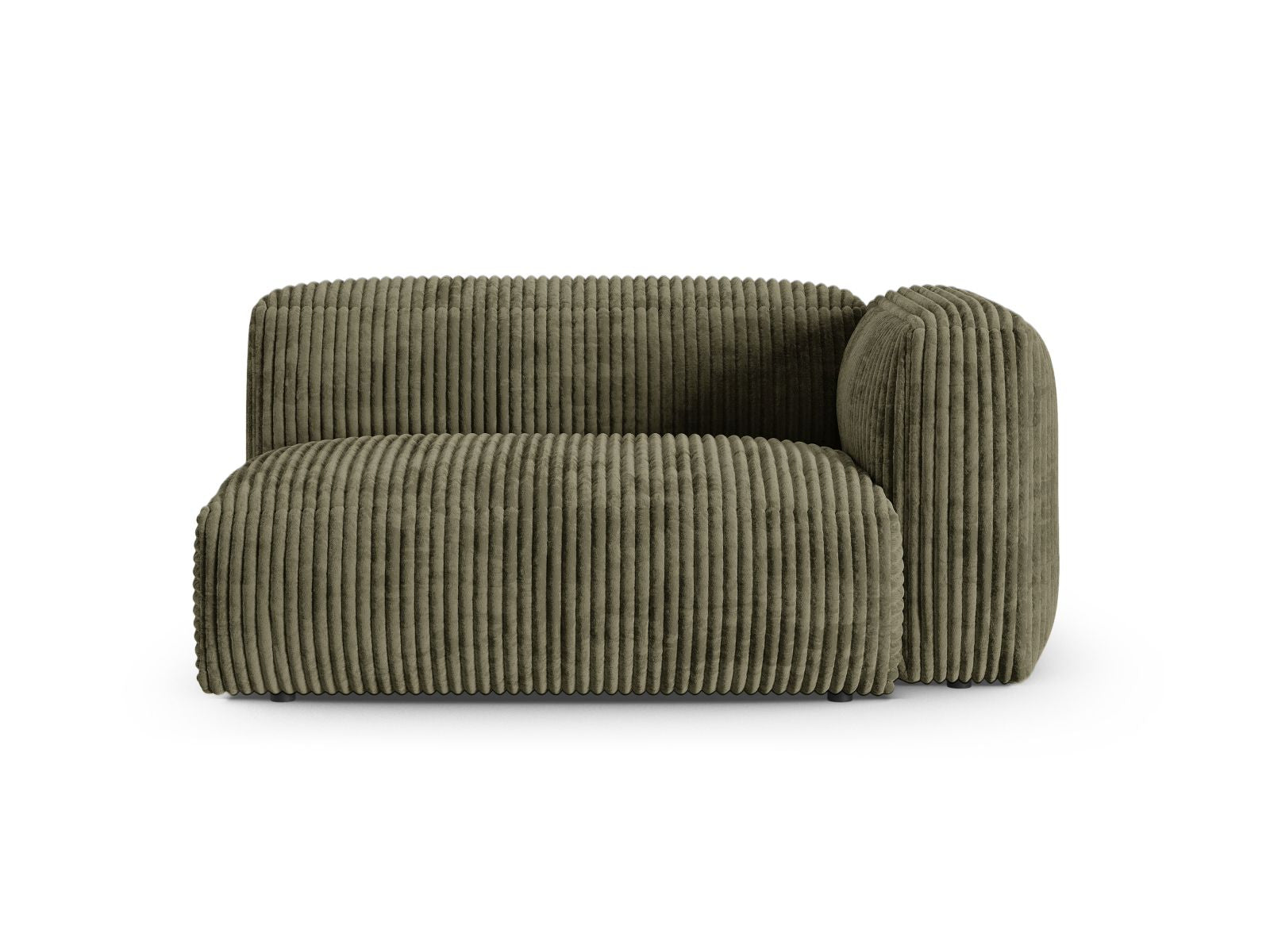 Doppelsitz-Sofa rechts XL Martina in Moss Green-Tilia präsentiert im Onlineshop von KAQTU Design AG. Modulares Sofa ist von Micadoni