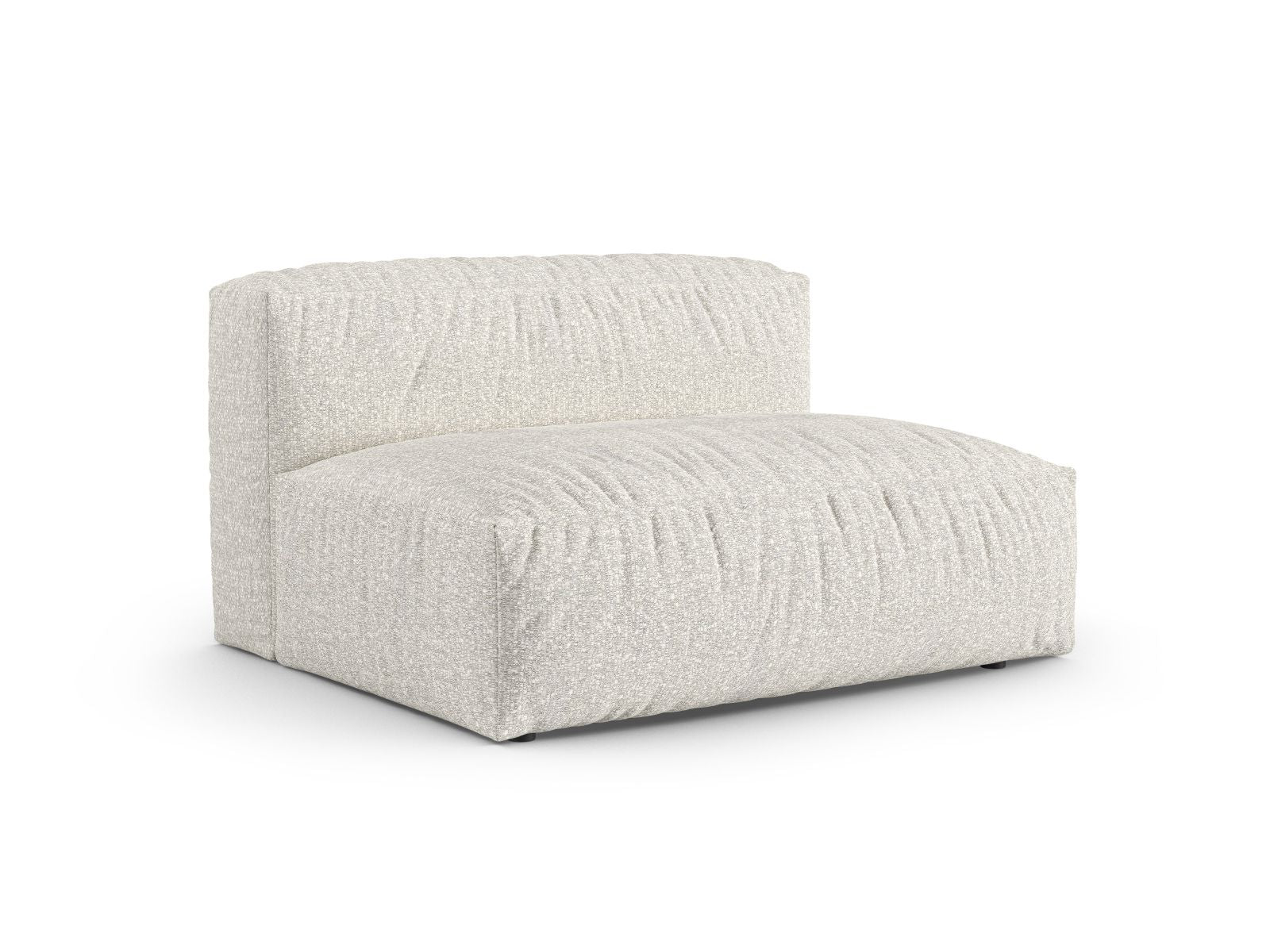 Elegantes XL Doppelsitz-Sofa Martina in Grey Beige Melange, ideal für stilvolle Wohnräume. Modulares Design von Micadoni.