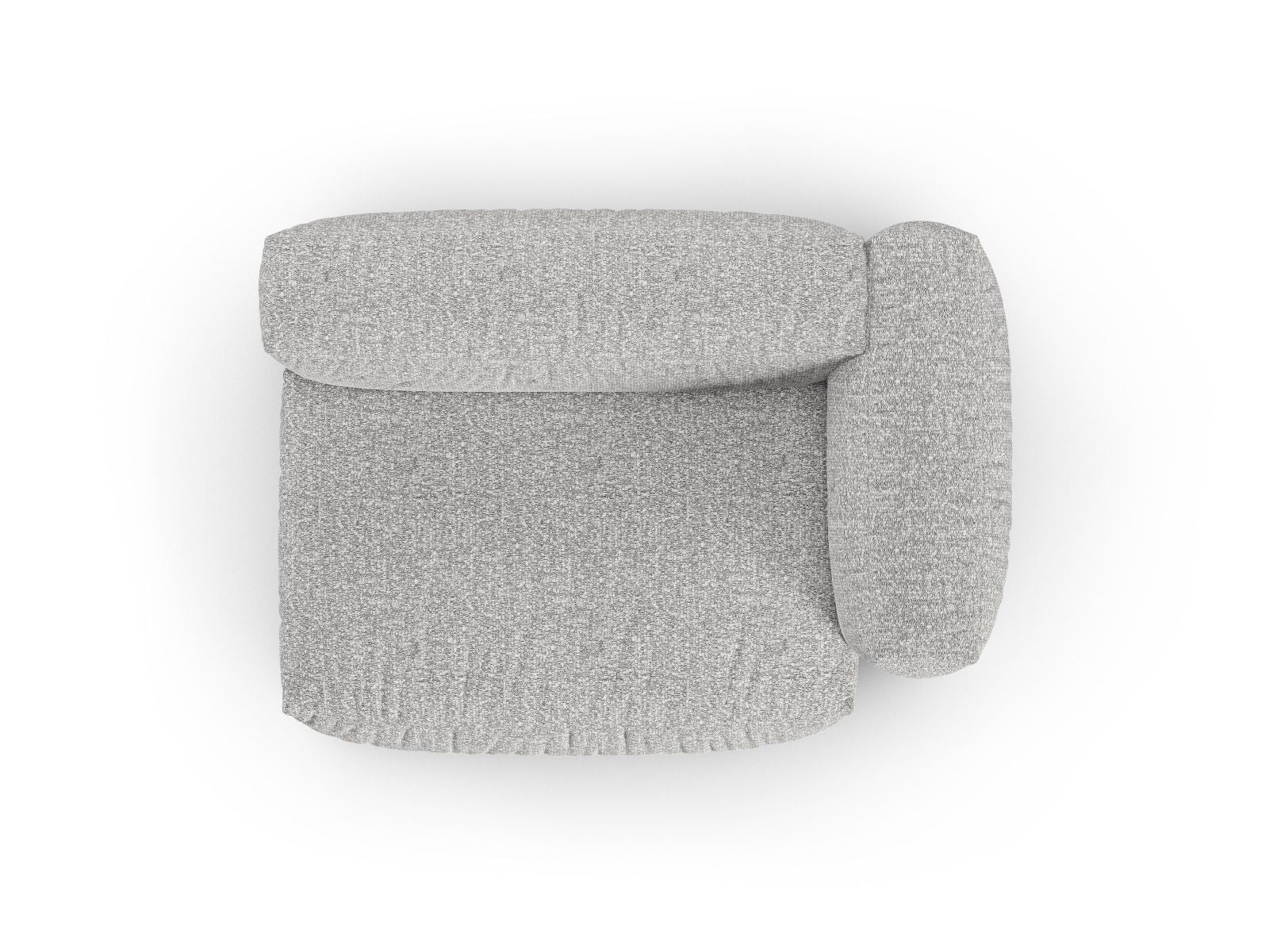 Stilvolles XL Doppelsitz-Sofa Martina in Silver-Monet, perfekt für zeitgemäße Interiors. Modular und vielseitig für kreative Raumgestaltung.