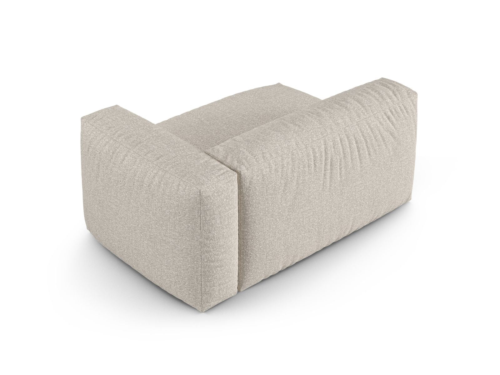 Beige XL Doppelsitz-Sofa Martina von Micadoni, ideal für moderne Wohnkonzepte, bietet großzügigen Platz und ansprechende Eleganz.