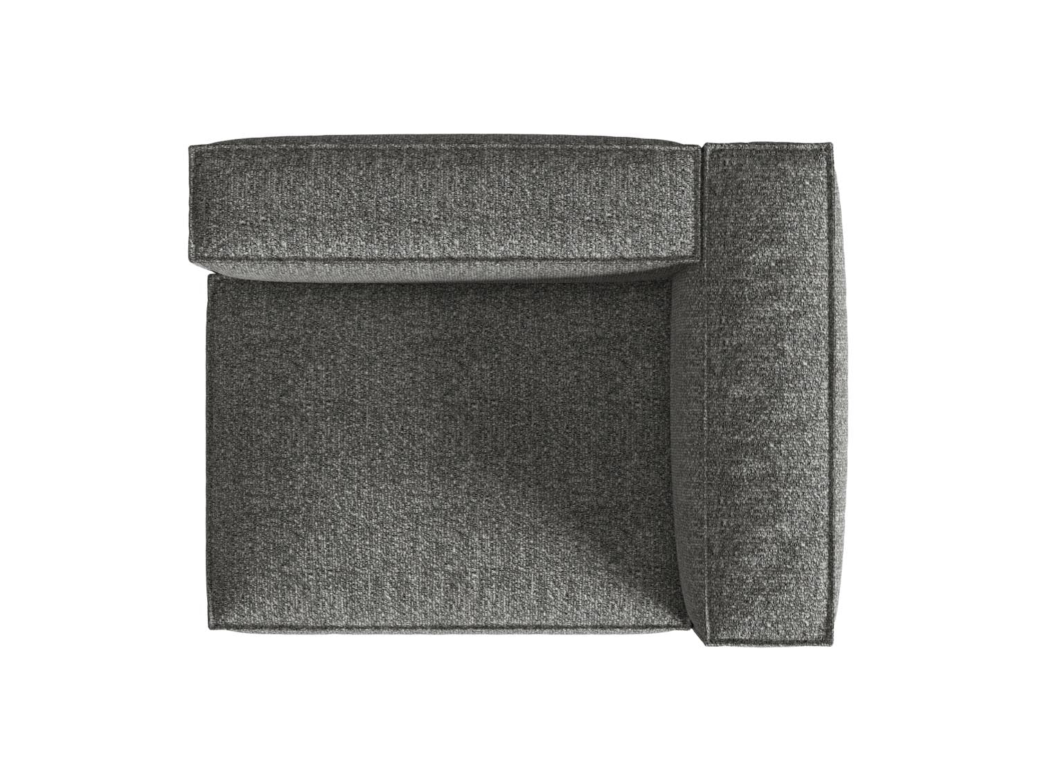 Stylisches Nuria Boucle 2-Sitzer Sofa in Graphit, perfekt für zeitgemäße Einrichtungskonzepte, erhältlich bei Micadoni.