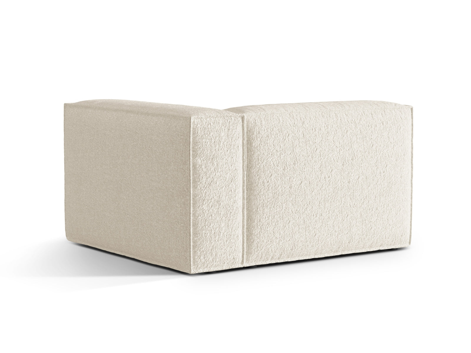 Elegantes Nuria Boucle 2-Sitzer Sofa in Ivory-Monet, ideal für moderne Wohnräume, erhältlich bei KAQTU Design AG.