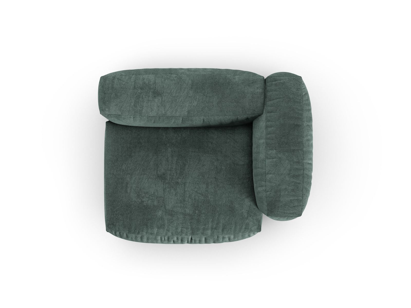 Stylisches 1-Sitzer Sofa Martina Wide XL in Petrol-Vogue, perfekt für zeitgemäße Einrichtung und vielseitige Nutzung im Wohnbereich.