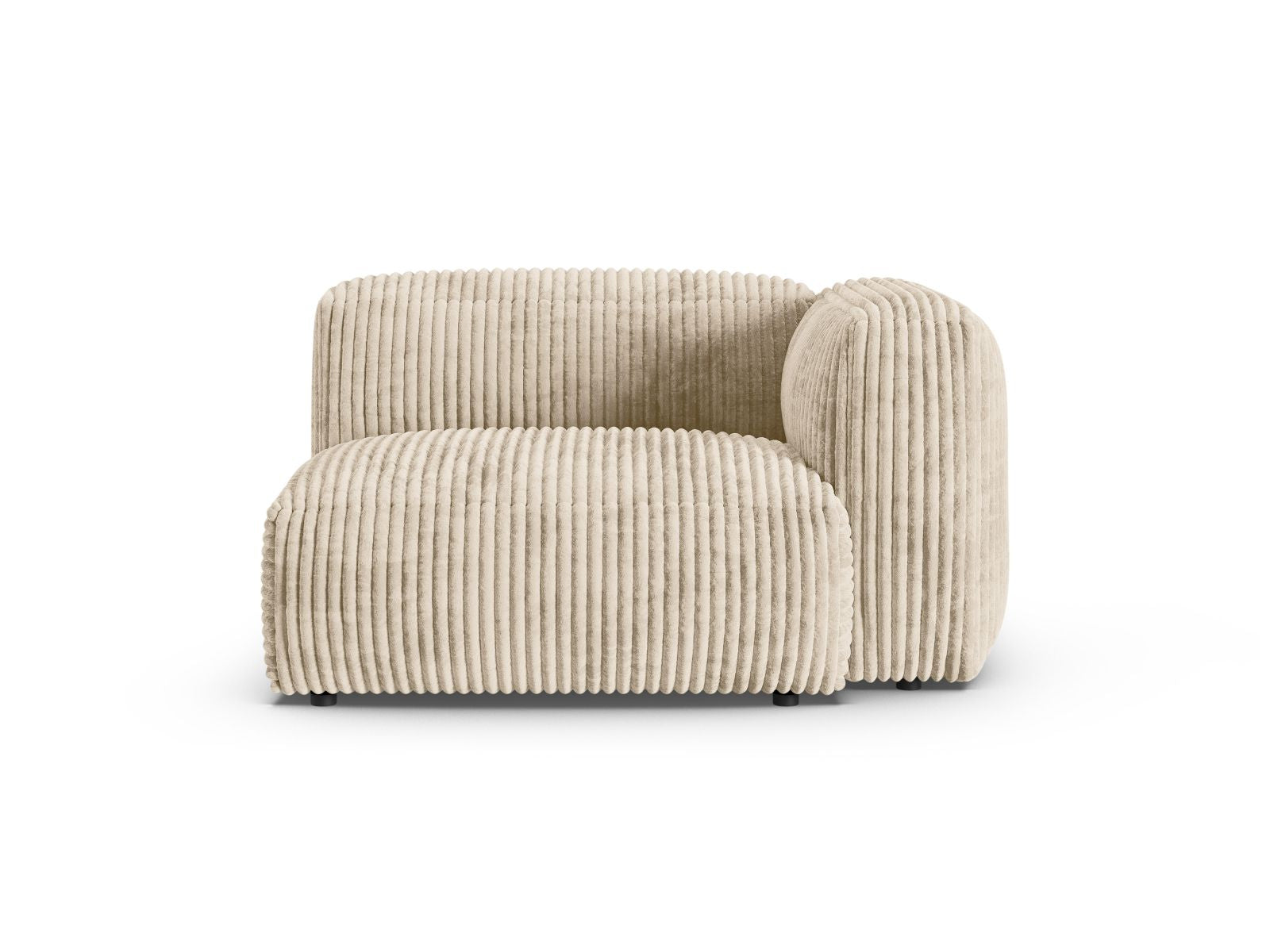 1-Sitzer Sofa Martina Wide XL rechts in Light Beige-Tilia präsentiert im Onlineshop von KAQTU Design AG. Modulares Sofa ist von Micadoni