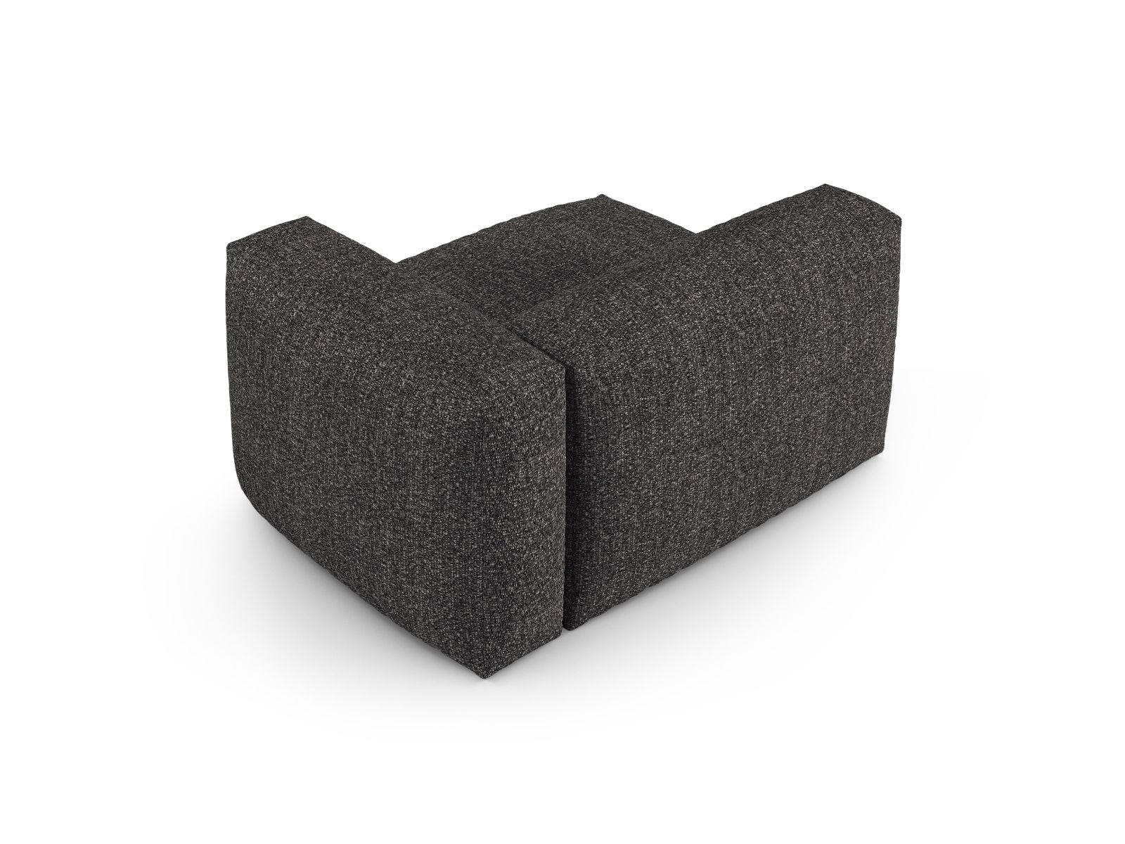 Elegantes 1-Sitzer Sofa Martina Wide XL in modernem Anthrazit, ideal für kreative Wohnkonzepte und flexible Raumgestaltungen.