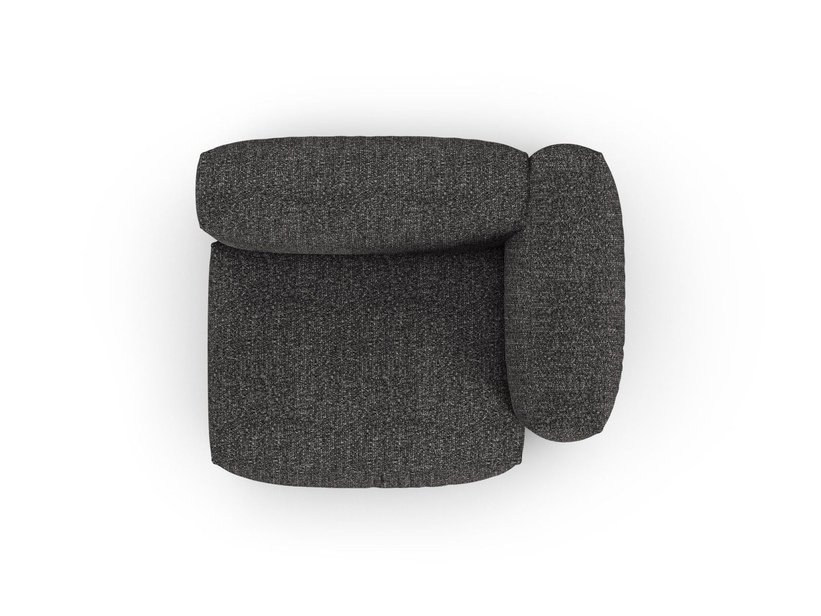 Stylisches 1-Sitzer Sofa Martina Wide XL in zeitgemäßem Anthrazit, perfekt für individuelle Einrichtungsideen und vielseitige Raumlösungen.