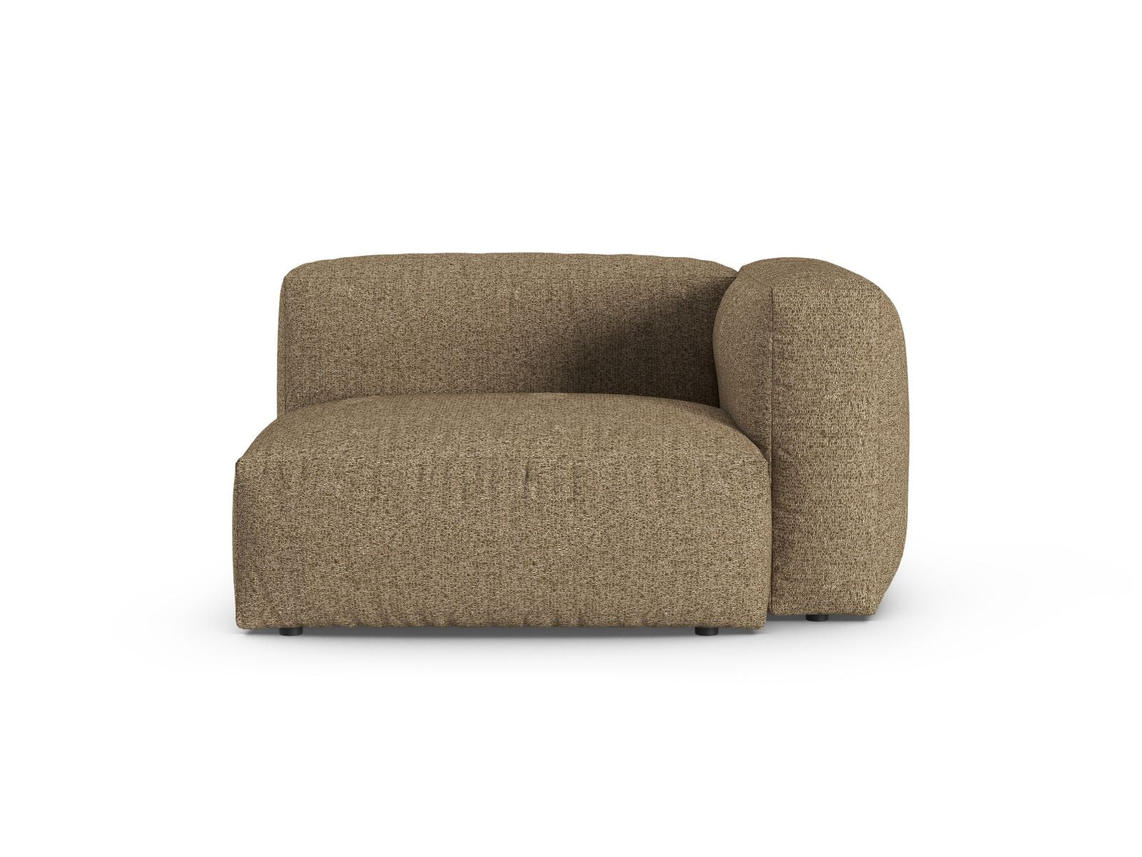 1-Sitzer Sofa Martina Wide XL rechts in Cappuccino-Monet präsentiert im Onlineshop von KAQTU Design AG. Modulares Sofa ist von Micadoni