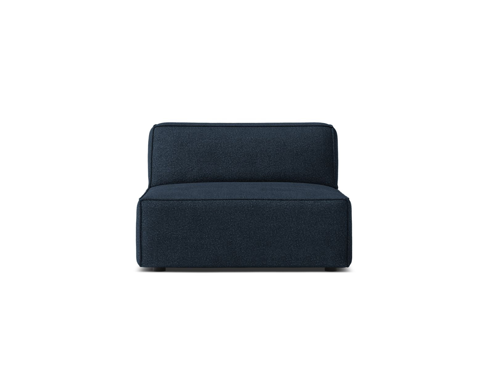 1-Sitzer Modul Armless Jodie in Dark Blue-Baloo präsentiert im Onlineshop von KAQTU Design AG. Modulares Sofa ist von Micadoni