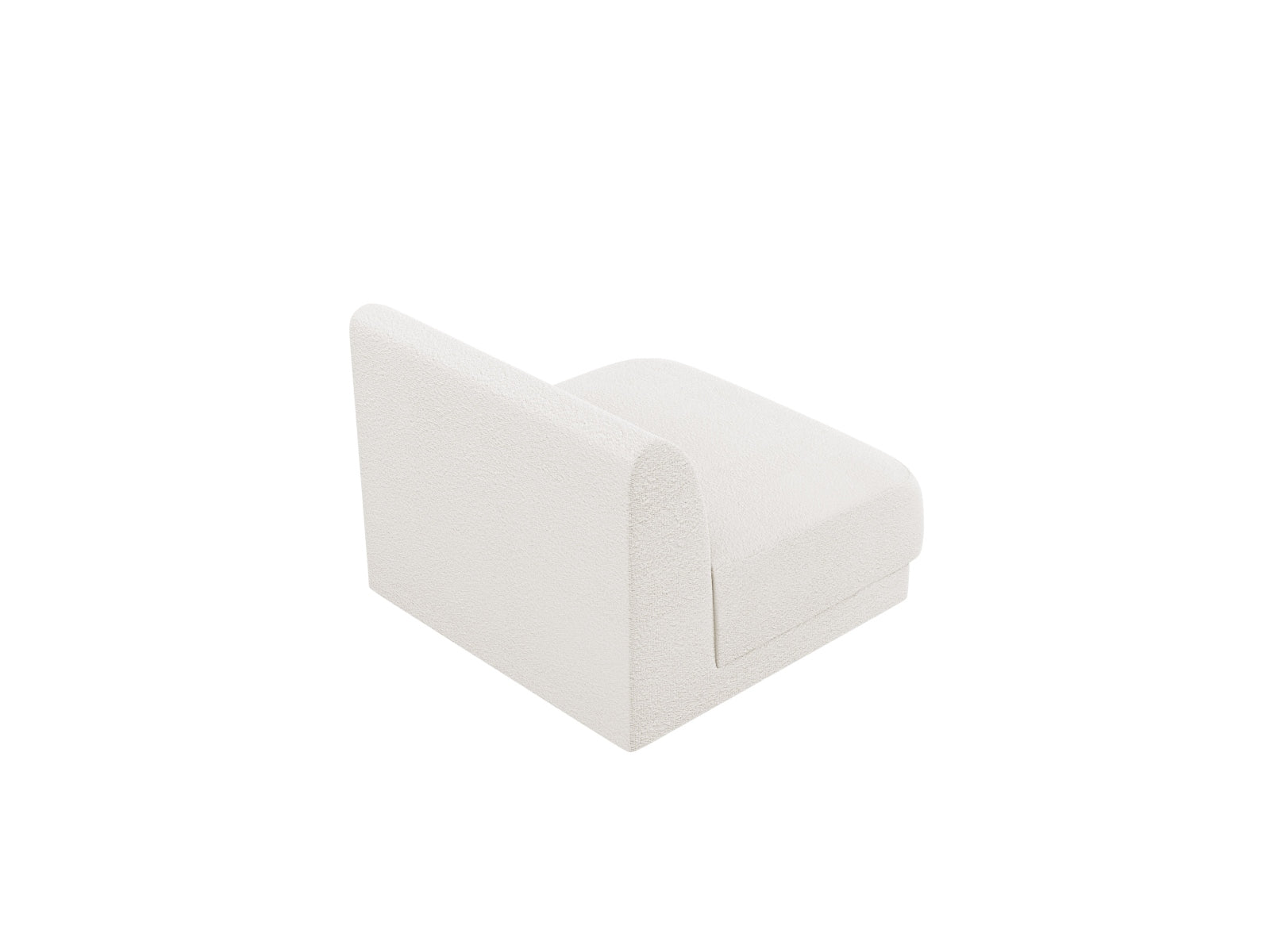 Miley Modul Armless 1 Sitzer in White präsentiert im Onlineshop von KAQTU Design AG. Modulares Sofa ist von Micadoni