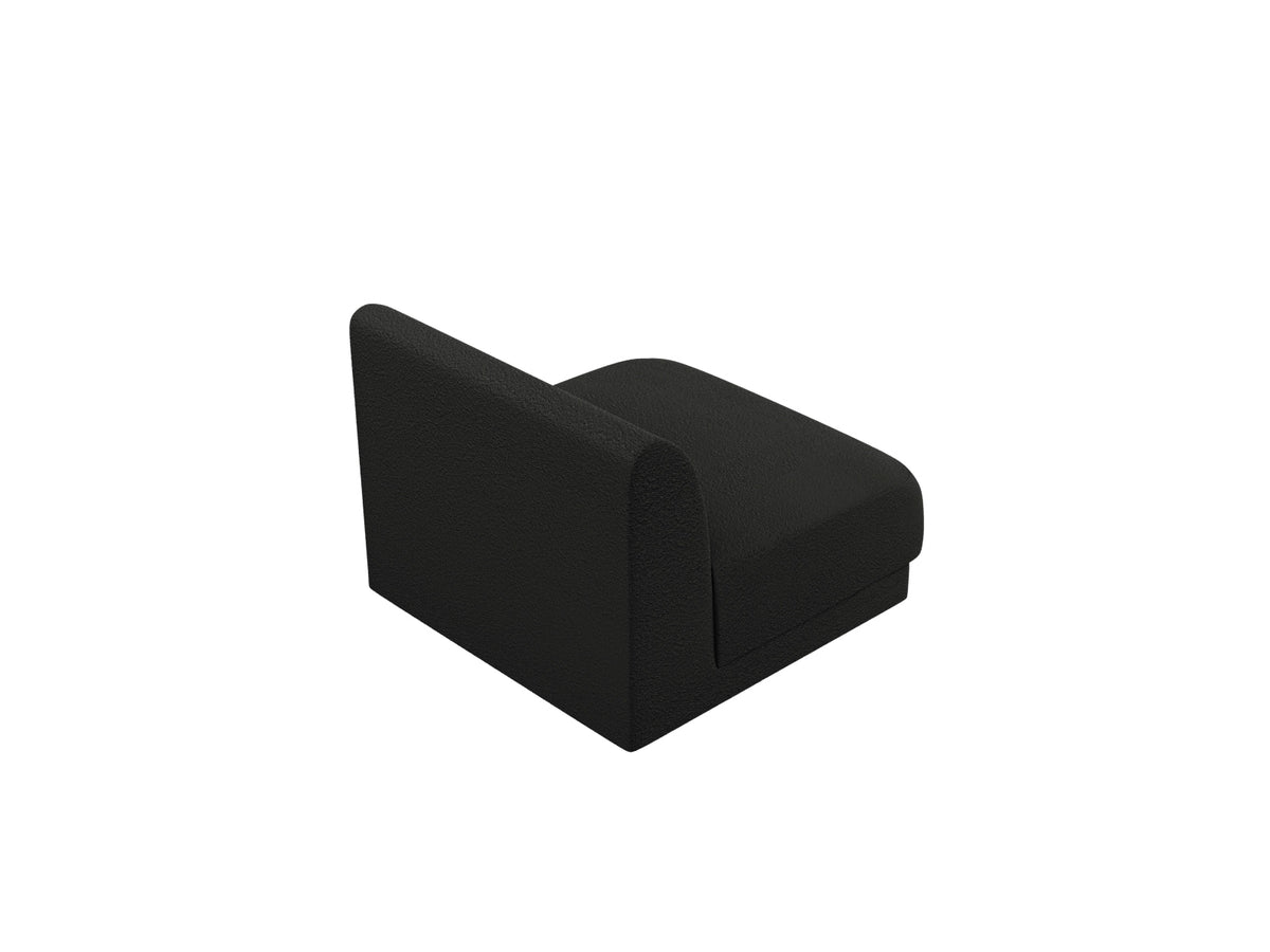 Miley Modul Armless 1 Sitzer in Black-Baloo präsentiert im Onlineshop von KAQTU Design AG. Modulares Sofa ist von Micadoni