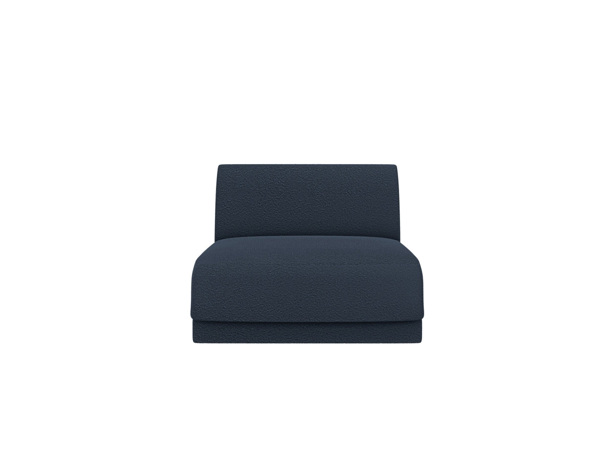 Miley Modul Armless 1 Sitzer in Dark Blue-Baloo präsentiert im Onlineshop von KAQTU Design AG. Modulares Sofa ist von Micadoni