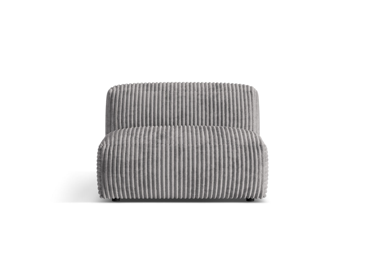 Martina Modul Armless 1 Sitzer in Light Grey-Tilia präsentiert im Onlineshop von KAQTU Design AG. Modulares Sofa ist von Micadoni
