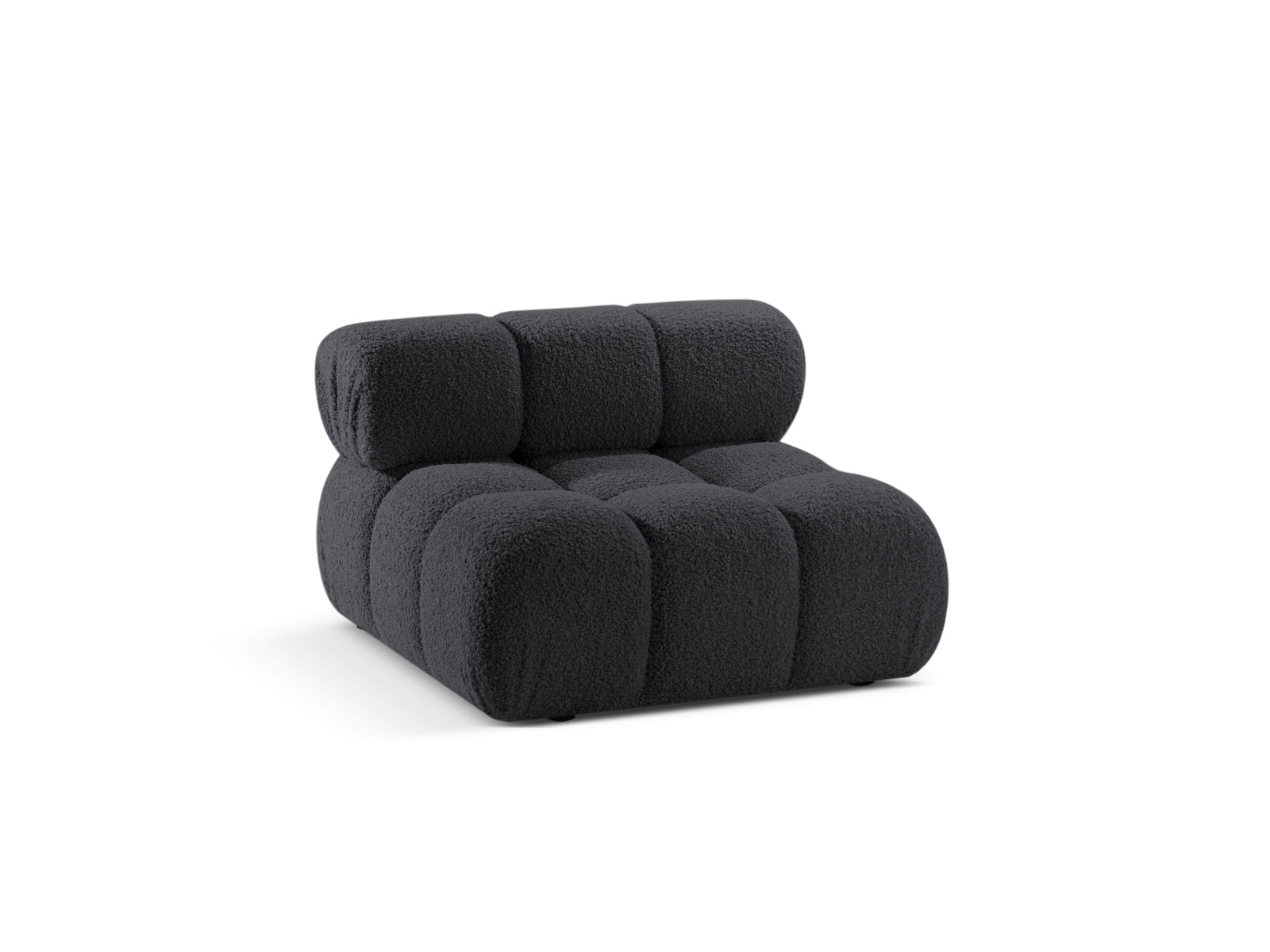 Eleganter Bellis Modul Armless 1 Sitzer in Graphit, ideal für individuelle Sofa-Kombinationen im modernen Wohnraum.