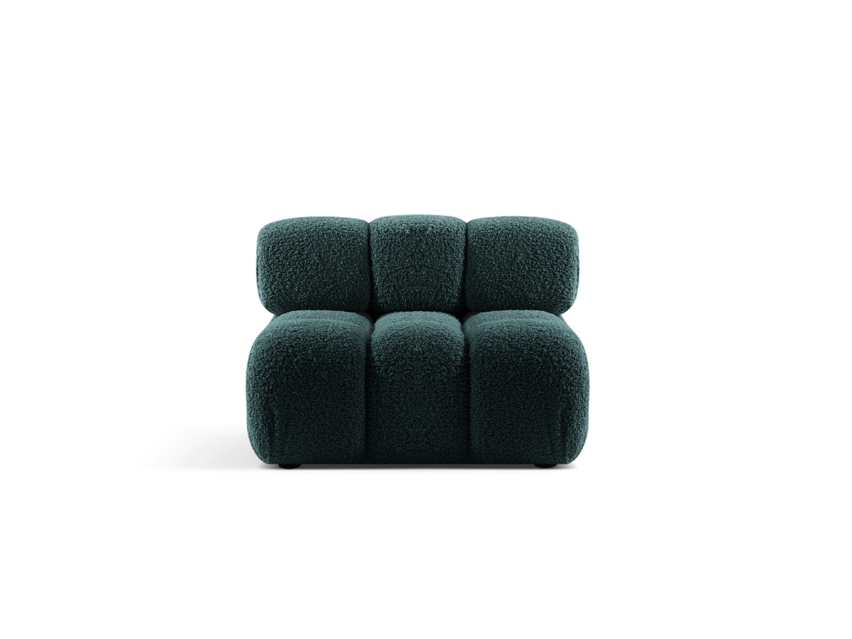 Bellis Modul Armless 1 Sitzer in Petrol-Rolf präsentiert im Onlineshop von KAQTU Design AG. Modulares Sofa ist von Micadoni