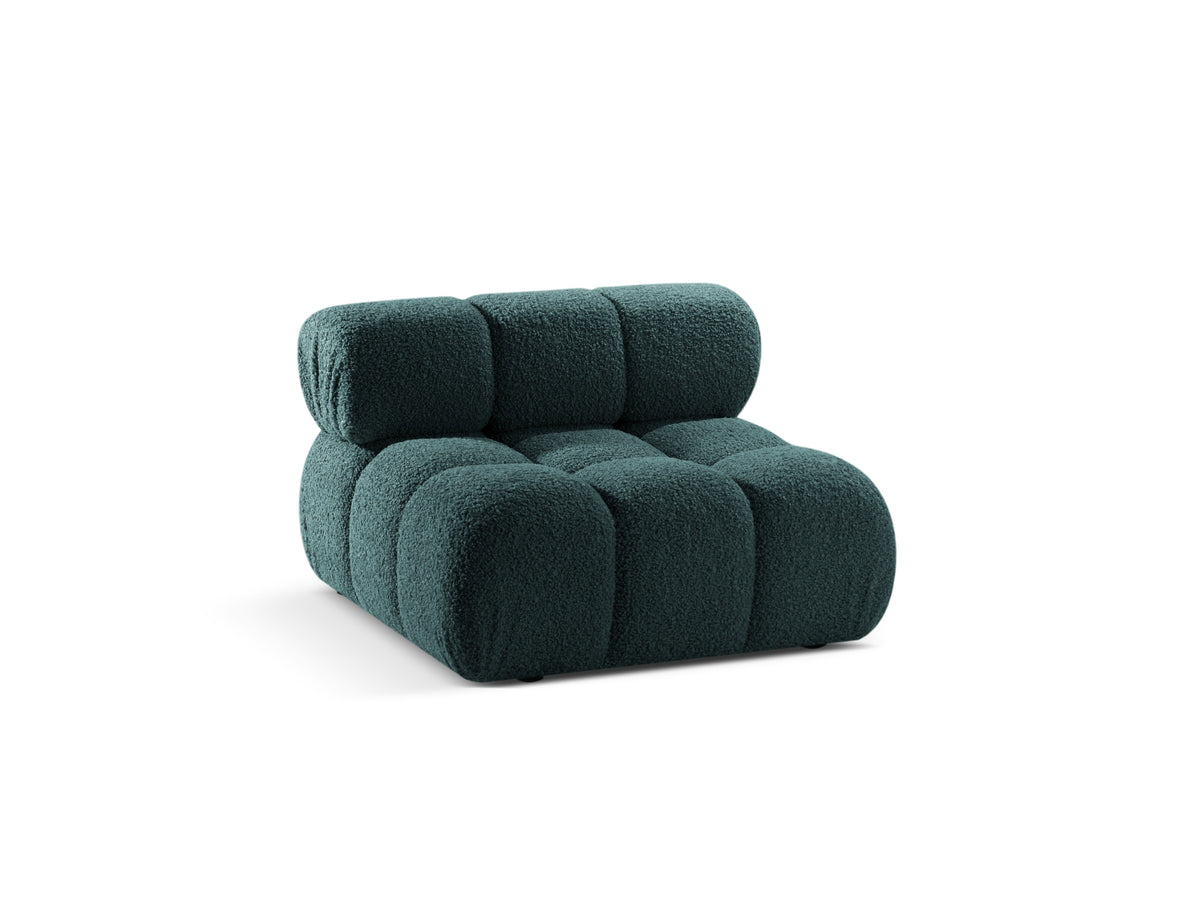 Bellis Modul Armless 1 Sitzer in Petrol-Rolf präsentiert im Onlineshop von KAQTU Design AG. Modulares Sofa ist von Micadoni