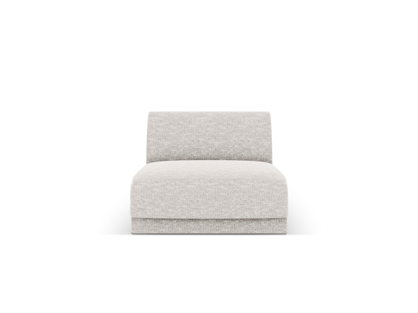Miley Modul Armless 1 Sitzer in Silver präsentiert im Onlineshop von KAQTU Design AG. Modulares Sofa ist von Micadoni