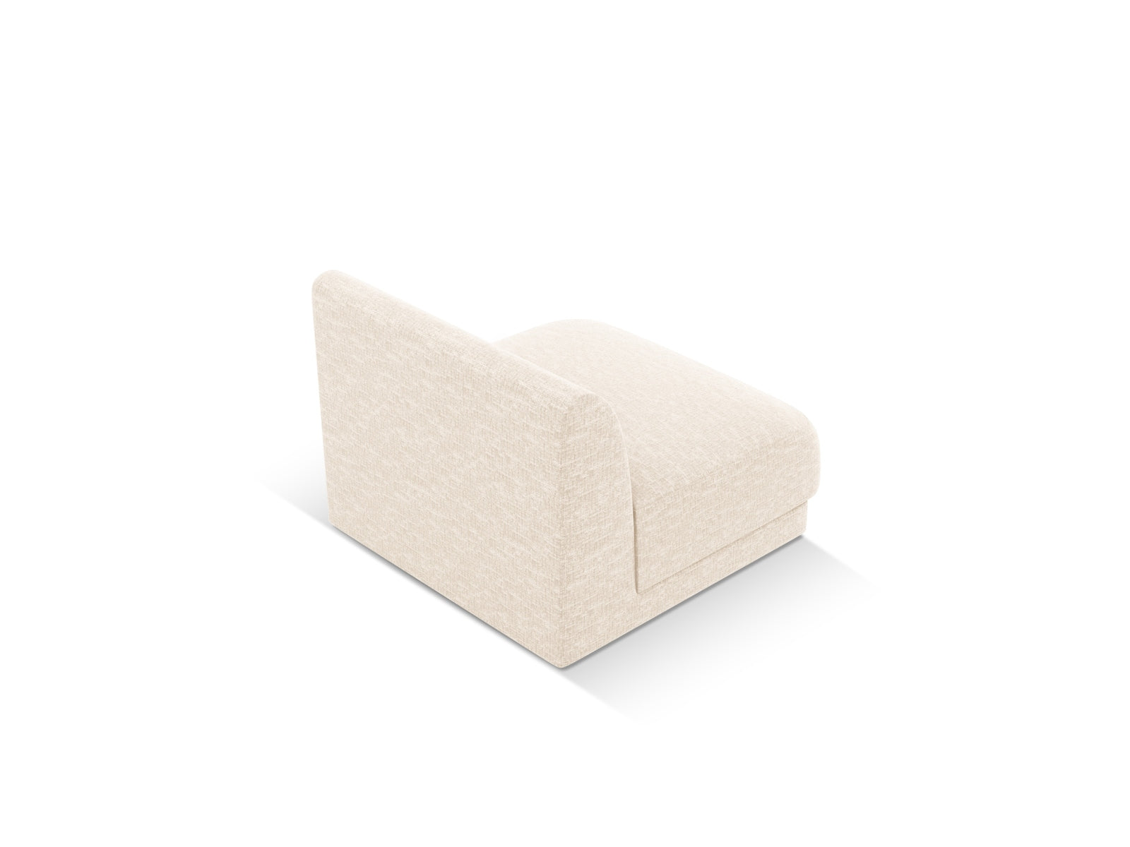 Stylischer Miley Modul Armless 1 Sitzer in Ivory-Eden, perfekt für zeitgemäße Einrichtungskonzepte von Micadoni.