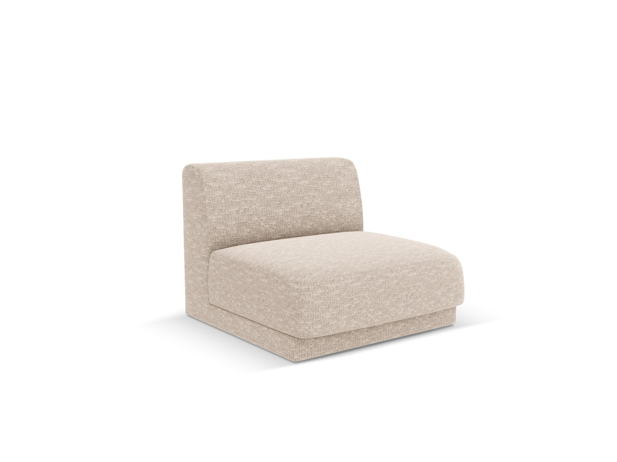 Miley Modul Armless 1 Sitzer in Beige-Eden präsentiert im Onlineshop von KAQTU Design AG. Modulares Sofa ist von Micadoni