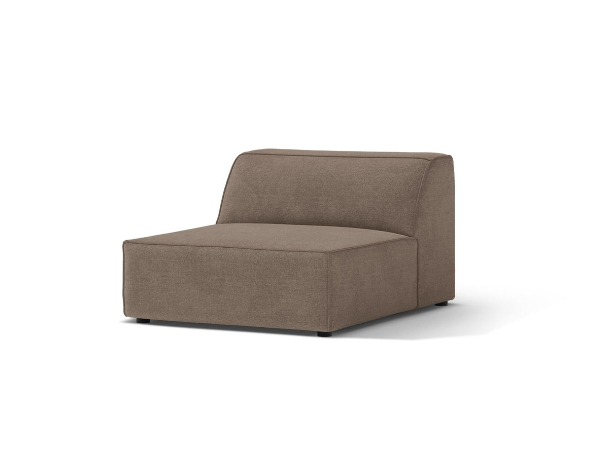 1-Sitzer Modul Armless Jodie in Cappuccino-Liberty präsentiert im Onlineshop von KAQTU Design AG. Modulares Sofa ist von Micadoni