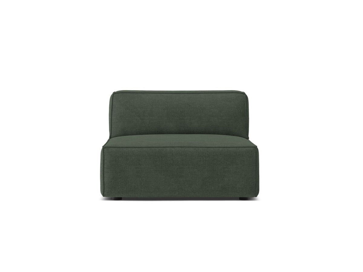 1-Sitzer Modul Armless Jodie in Moss Green-Liberty präsentiert im Onlineshop von KAQTU Design AG. Modulares Sofa ist von Micadoni