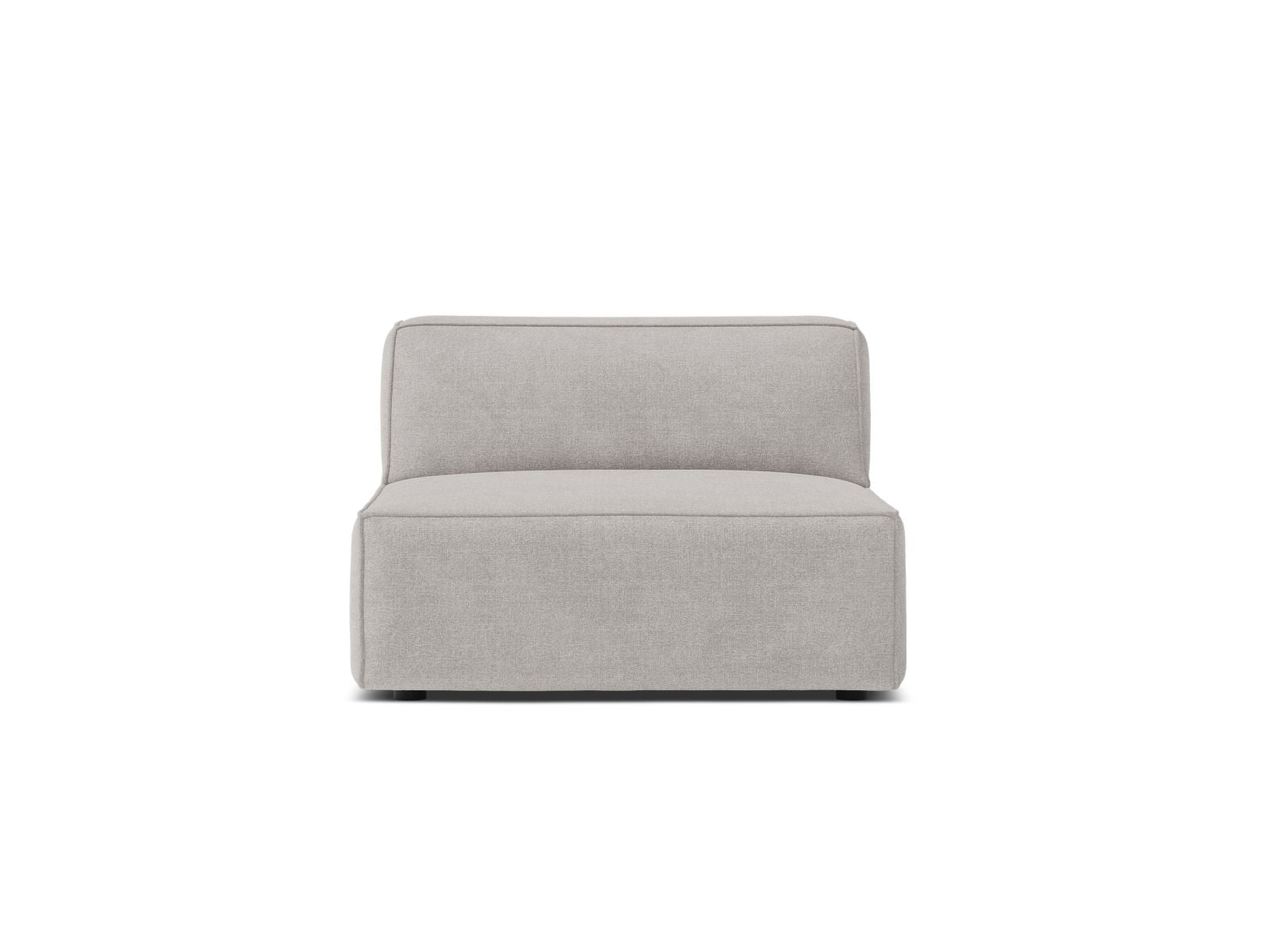 1-Sitzer Modul Armless Jodie in Light Grey-Liberty präsentiert im Onlineshop von KAQTU Design AG. Modulares Sofa ist von Micadoni
