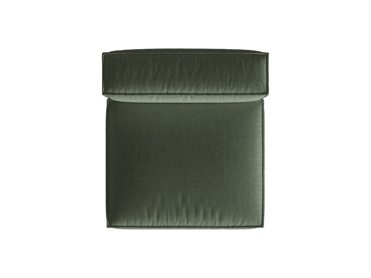 1-Sitzer Modul Armless Nuria in Moss Green-Liberty präsentiert im Onlineshop von KAQTU Design AG. Modulares Sofa ist von Micadoni