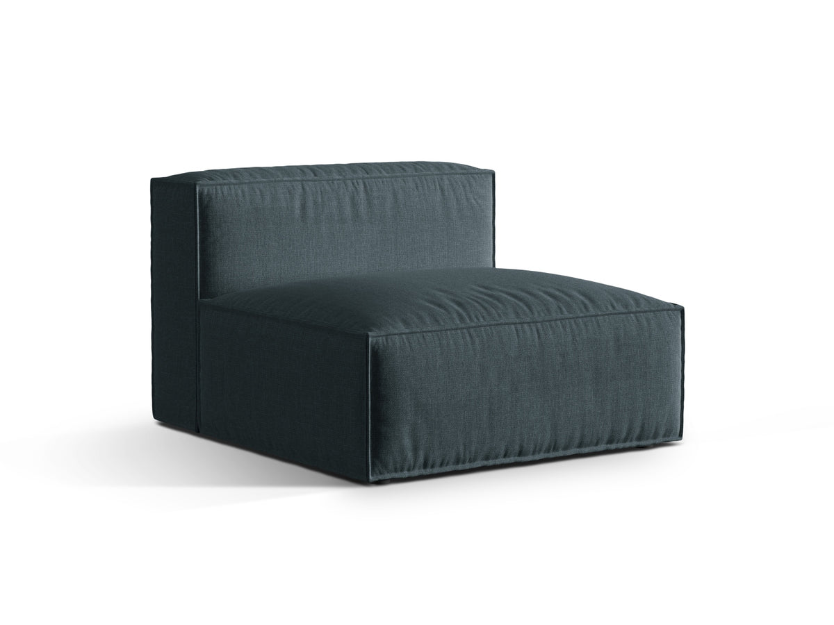 1-Sitzer Modul Armless Nuria in Deep Petrol-Liberty präsentiert im Onlineshop von KAQTU Design AG. Modulares Sofa ist von Micadoni